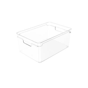 Imagem de Organizador Para Armários Geladeira Alças Clear Multiuso Ou