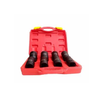 Imagem de Kit Soquete De Impacto 1 Polegada 8 Peças Com Estojo