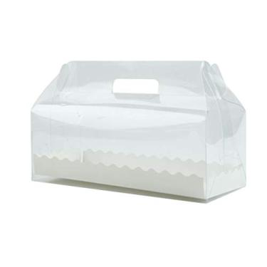 Imagem de Rolo De 6 Unidades Recipiente De Sanduíche Copos De Charcutaria Rocambole Copo De Papel