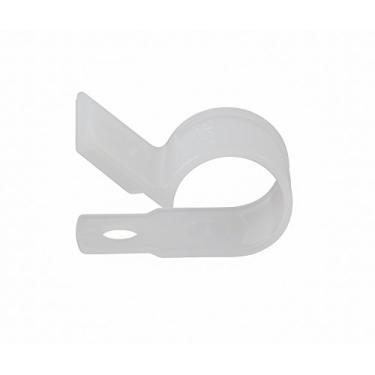 Imagem de Gardner Bender Braçadeira de cabo de plástico PPC-1538, 0,9 cm, construção/manutenção e operações de linha de montagem, segura fios/tubos/cabos e chicotes, pacote com 15, branco