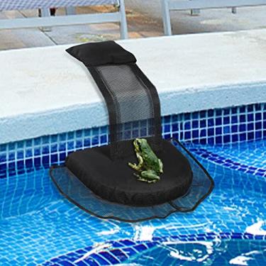 Imagem de MorTime Rampa de fuga para animais salvadores de animais, ferramenta de resgate flutuante para piscina e sapo, esquilo
