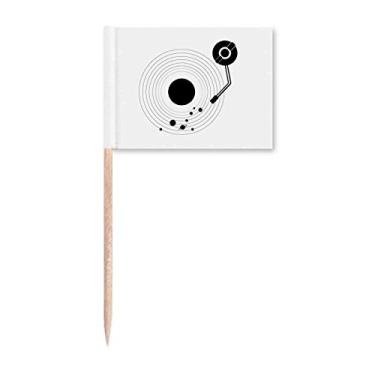 Imagem de Ponteiro para gravação de música, palito de dente, marcadores para decoração de festa