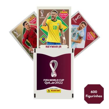 Imagem de Kit 600 Figurinhas Album Copa Do Mundo Catar (120 Envelope) - Panini