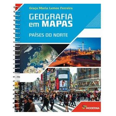Imagem de Livro - Geografia Em Mapas - Países do Norte - Graça Maria Lemos Ferreira