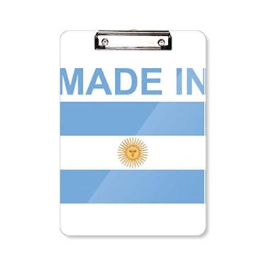 Imagem de Feito na Argentina Country Love prancheta pasta de escrita placa de apoio A4