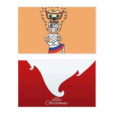 Imagem de Mensagem de carta de Natal com a frase "Merry Christmas" do jogador de futebol russo