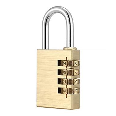 Imagem de Cadeado All Copper com código de 4 dígitos, cadeado antifurto