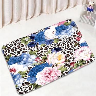 Imagem de 3 pçs conjunto amarelo rosa vermelho leopardo tapetes de banho do banheiro padrão zebra quarto tapete de assento do toalete tapetes, dd, 110bl, 75x45cm,29.5x17.7in