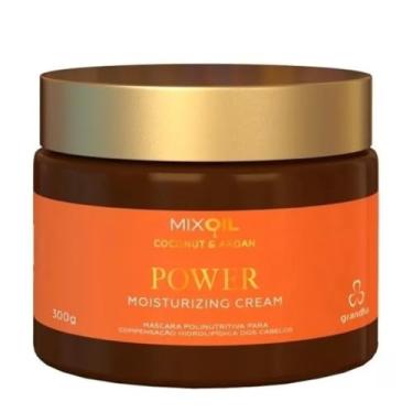 Imagem de "Revitalização Capilar: Óleo Grandha Mix Coconut e Argan - Benefícios Potentes para o Seu Cabelo" (1 Máscara Power Moisturizing Cream 300 g)