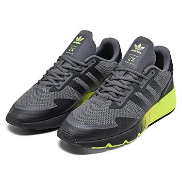 Imagem de adidas Originals Men's Zx 1k Boost Sneaker (10.5, Grey/Black/Solar Yellow, Numeric_10_Point_5)