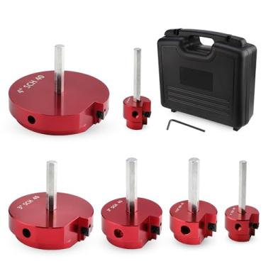 Imagem de CNSPEED 04529 Kit de ferramentas de encanamento de 6 peças para alargador de tubo de plástico PPRK6, cabe em brocas padrão de 1/5.1 cm. Ferramenta alargadora de tubos de PVC contém PPR75, PPR100,