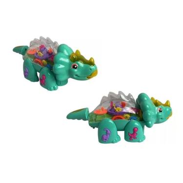 Imagem de Brinquedo Dinossauro Eletrônico Bebê Musical - Braskit