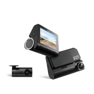 Imagem de XRC TECH Câmera de painel de lente dupla 4K para carros, GPS integrado, WiFi, DVR UHD 2160P, gravador de vídeo, câmera de direção ADAS Super Night Vision WDR, vigilância de estacionamento 24H