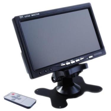 Imagem de Monitor De Lcd 7 Polegadas 2 Canais Av Controle Remoto - Monitor 7P 70