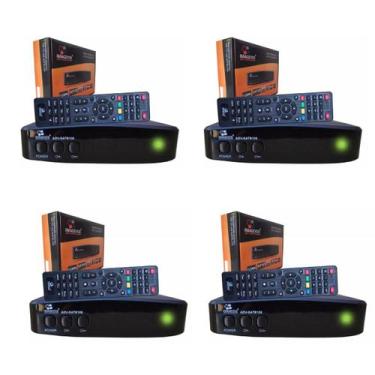 Imagem de 4 Receptor Digital De Tv Via Satelite Banda Ku Hd  imagivox