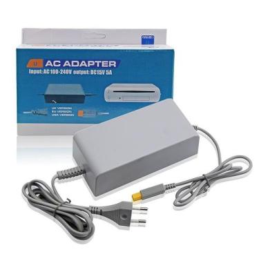 Imagem de Fonte 110v-240v Bivolt Nintendo Wii U - Ac Adaptador Cinza - TechBrasi