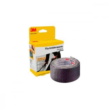 Imagem de Fita Antiderrapante 3M Int.5Mt - Preta - 3m melhoria do lar, Preto