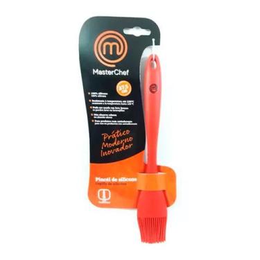 Imagem de Pincel Mini em Silicone Duplo - Vermelho - 21cm - 1 unidade - MasterCh