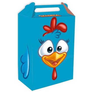 Imagem de Caixa Surpresa Festa Galinha Pintadinha - 8 unidades - Festcolor -  Fe