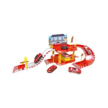 Imagem de Express Wheels Garagem Bombeiro 40 Peças Multikids - BR1235 - Multilas