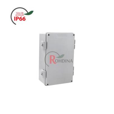 Imagem de Caixa rohdbox 250x200x100mm cinza ip 68 - mod. standard - ROHDINA