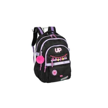 Imagem de Mochila Up4you Feminina Costas Laptop 020649, Preto