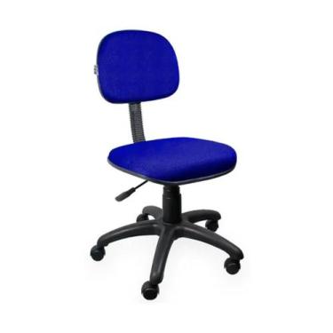 Imagem de Cadeira Secretária Giratória - Dos Anjos - Dos Anjos Móveis, Azul