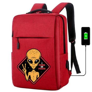 Imagem de Mochila USB Escolar Estampa Unissex ET Salve Notebooks, Trabalho Escol