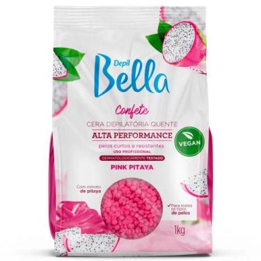 Imagem de Depil Bella Cera Depilatória Confete Alto Rendimento Extrato de Pitaya