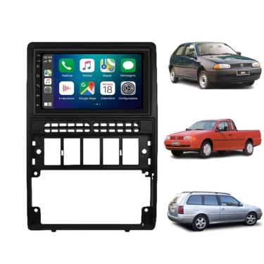 Imagem de Kit Multimídia Gol Saveiro Parati Bola G2 7 Pol CarPlay AndroidAuto - 708BR Roadstar