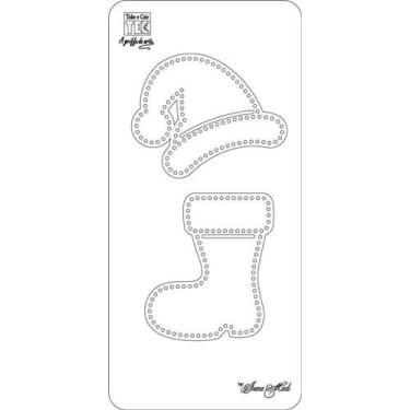 Imagem de Régua de Costura TEC - Gorro e Bota de Natal - Toke e Crie