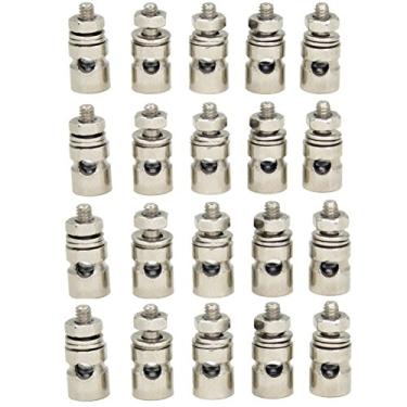 Imagem de Conjunto com 25 rolhas ajustáveis Hobbypark D2,1 mm para conector de haste de pressão de substituição de avião modelo RC
