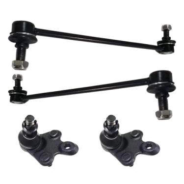 Imagem de 4 Pack Front Sway Bar Ball Joint Kit for Toyota Corolla 09-10, Corolla iM 18, Matrix 03-13, K80230 K80595 Stabilizer Bar End Links Lower Ball Joint Kit for Pontiac Vibe 03-08 and 09-10 1.8L