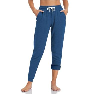 Imagem de Inno Calça jogger feminina para bebês com forro polar de 71 cm, 78,7 cm, 86,4 cm, 91,4 cm, calça de moletom térmica esportiva, Lã polar para bebê, cinza mesclado azul, G