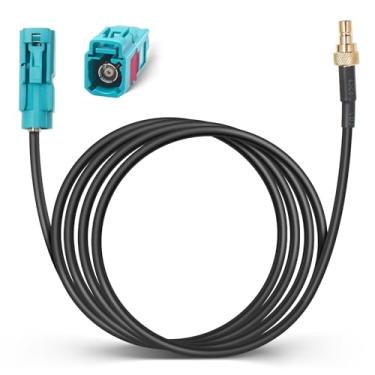 Imagem de Anina Adaptador de conector Fakra Z fêmea para SMB macho de 1,5 m para carro Sirius XM, sintonizador de receptor de rádio via satélite para antena XM de reposição, cabo coaxial para caminhão, GM,
