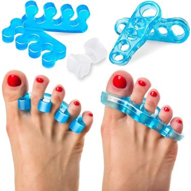 Imagem de Separadores de Gel para Correção de Joanete e Martelo - Relaxa, Estica e Restaura a Forma Original dos Pés
