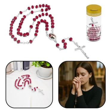 Imagem de Terço Santa Teresinha do Menino Jesus Cristal no Vidrinho - FORNECEDOR