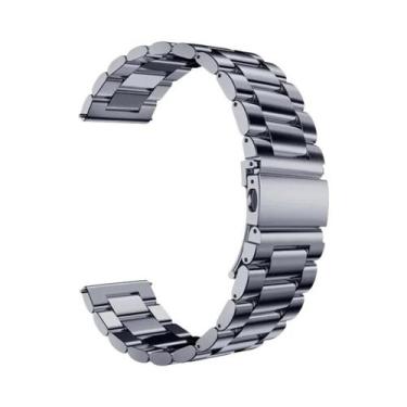 Imagem de Pulseira de Metal 20mm para Samsung Galaxy Watch 6/5/4 - Aço Inoxidáve