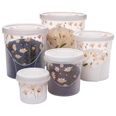 Imagem de Conjunto para Mantimentos com 5 Unidades Plasútil