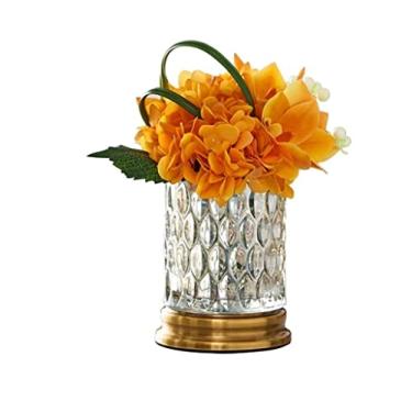 Imagem de DCYEQRQ Flores artificiais para decoração, flores artificiais, toque real, buquê artificial, flores falsas, para decoração de casamento, decoração de casa, flores falsas (K 28 x 2