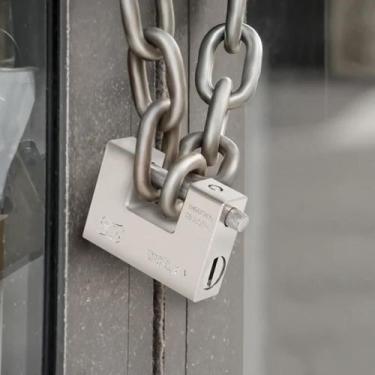 Imagem de Cadeado de alta segurança resistente antifurto em forma de D para port