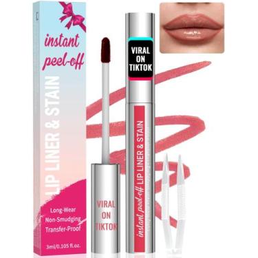Imagem de Lip Stain iMethod Lip Liner Stain Peel Off Nude Pink