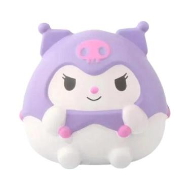 Imagem de Kawaii Sanrio Melody Kuromi Cinnamoroll Squishy Brinquedo Para Alívio 