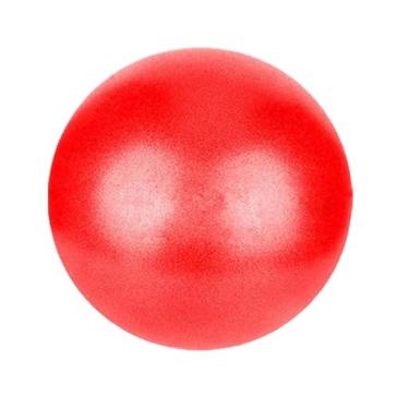 Imagem de JUFANGFIN Bola de exercícios de Pilates de 22 cm para ioga, barra, fitness e fisioterapia, mini bola de equilíbrio para exercícios em casa (vermelha)