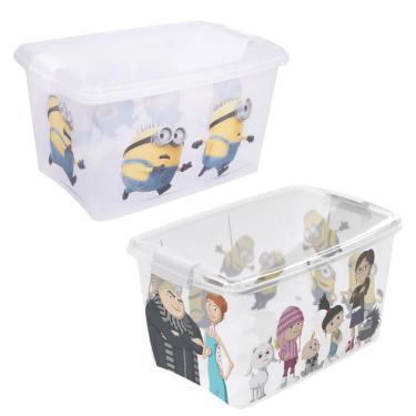 Imagem de Caixa Organizadora 46 L com Trava | Minion