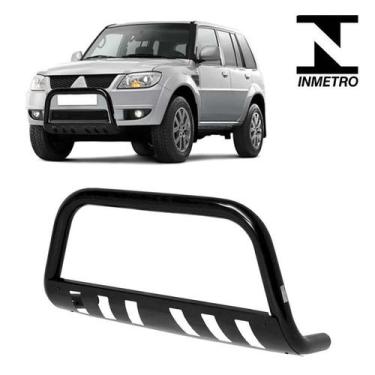 Imagem de Parachoque Quebra Mato Pajero IO 2008 2009 2010 2011 Preto - CCF