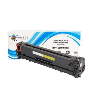 Imagem de Toner Compatível Cf212A 131A Amarelo Pro200 M251 M276 - Cartucho & Cia