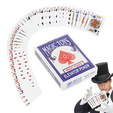 Imagem de Cartas de Truques de Mágica, Baralho Interativo De Ilusionista Incrível, Ferramenta Interativa De Magia De Para Performances De Rua Performances De Palco Entretenimento De Festas E Reuniões Familiares