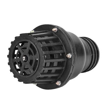 Imagem de QANYEGN Válvula de pé bomba de água, válvula de retenção plana de baixa pressão de PVC preto, válvula de pé de baixa pressão para o chuveiro de máquina de fluido (1.5in) (2in) (2.5in) (3in)
