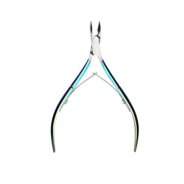 Imagem de Tesoura de cutícula para nail art, aço inoxidável, alicate de manicure, ferramentas, 1, BH01